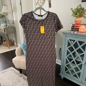 fendi maxi dress